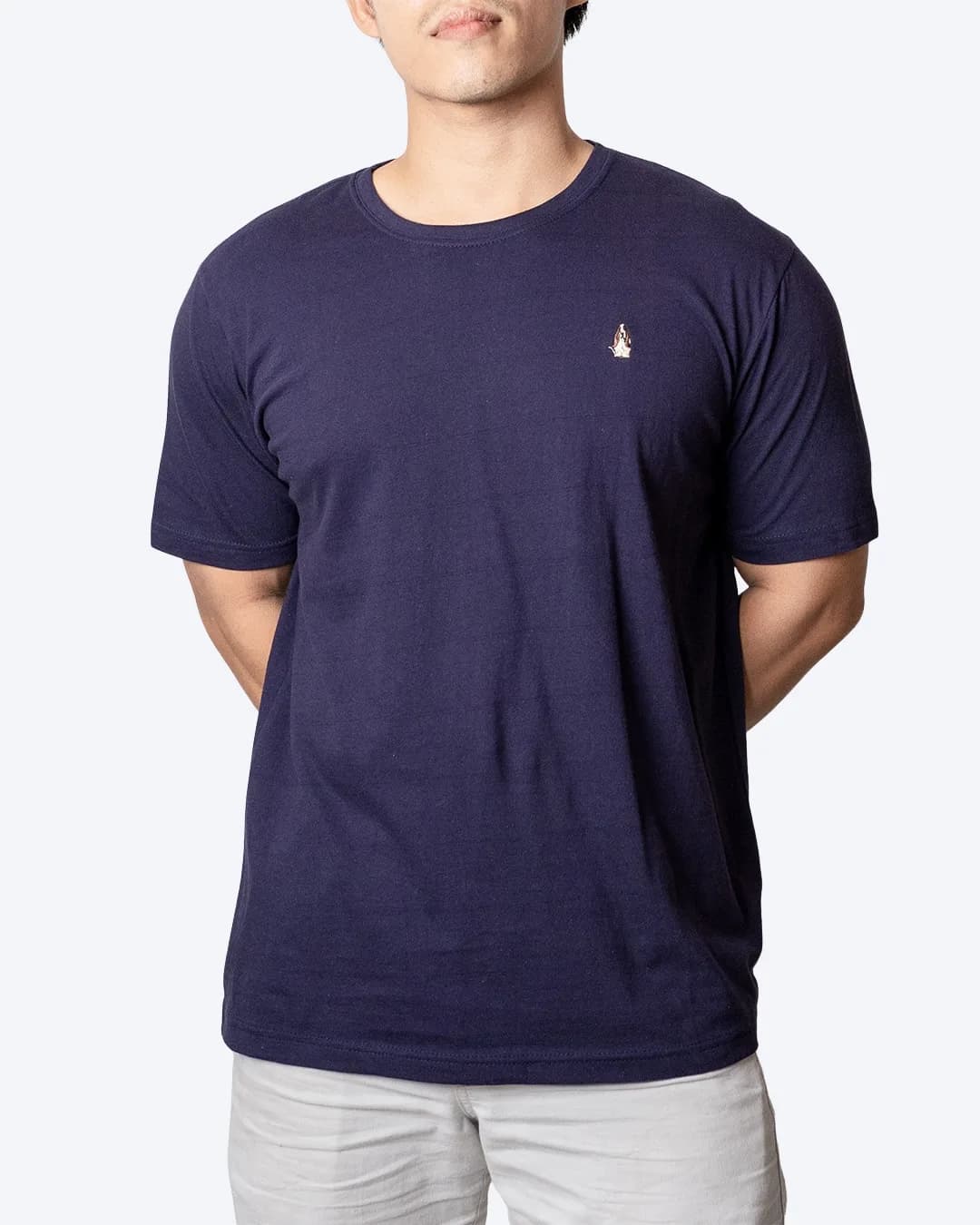 Kaos CMT HP Left logo Navy