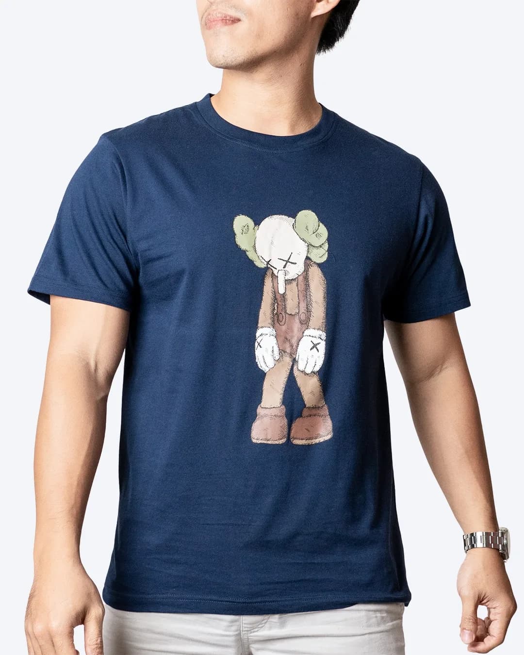 Kaos CMT Uniqlo Sad Navy