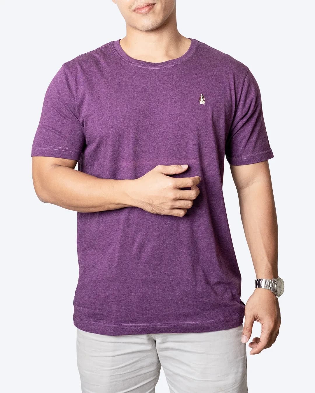 Kaos CMT HP Left logo purple