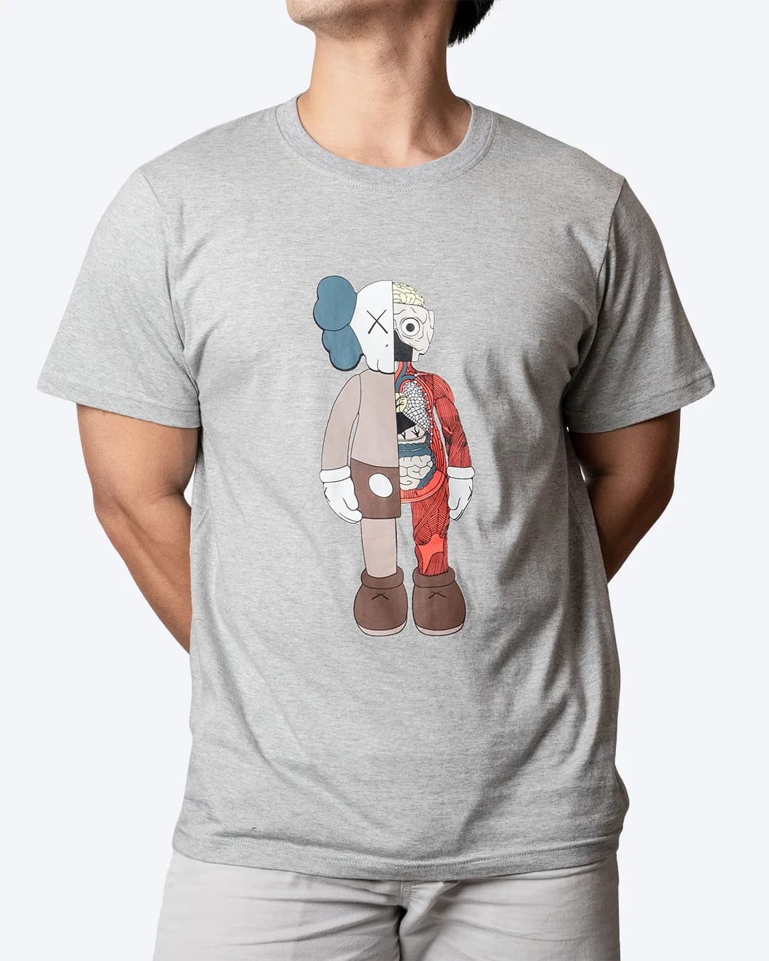 Kaos CMT Uniqlo Half gray